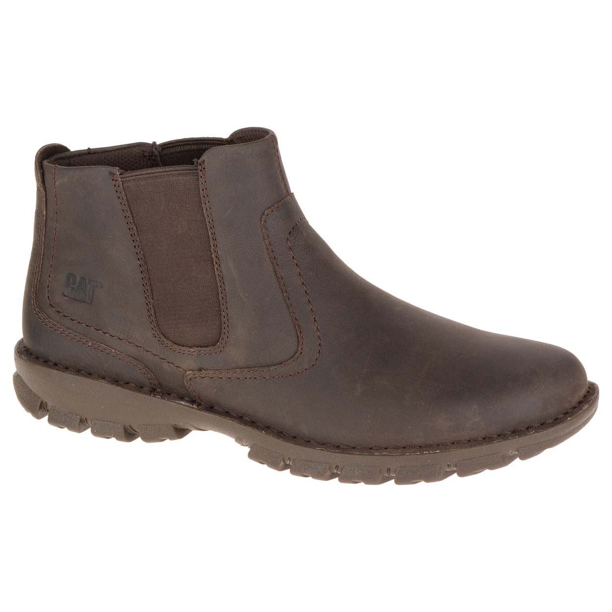 Caterpillar Boots Islamabad - Caterpillar Hoffman Mens Chelsea Boots Black Coffee (986342-LSJ)